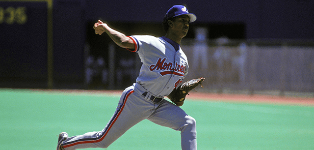 Pedro Martinez Pitching as a member of Montreal Expos