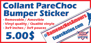 Montreal Expos Bumper Sticker