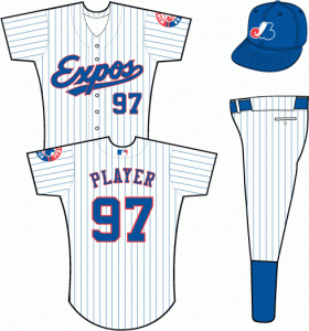 2000-2004 Montreal Expos Uniforms