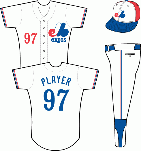 Uniforms Montreal Expos