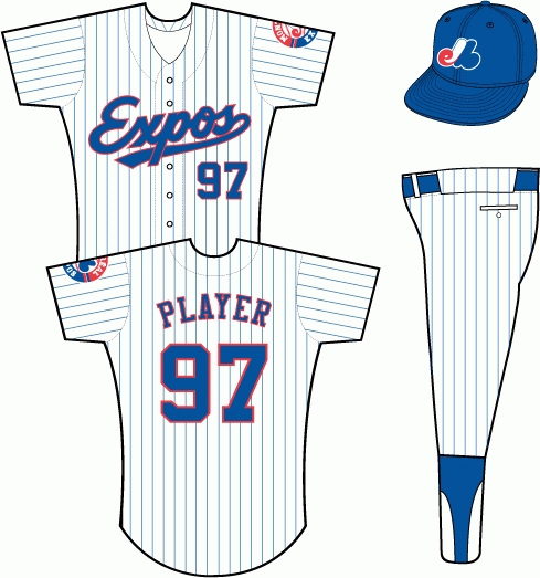 montreal expos jerseys home